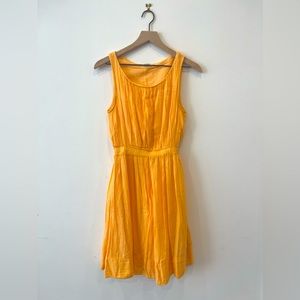 Creamy orange cotton dress by Prairie Underground.